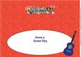 Music & Socks Birthday Large Dl Insert