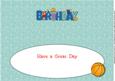 Basketball Birthday Large Dl Insert