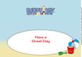 Beach Boy Birthday Large Dl Insert