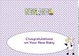 Sheep New Baby (lilac) Large Dl Insert