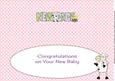 Sheep New Baby (pink) Large Dl Insert