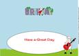 Guitarist Sheep Birthday Large Dl Insert