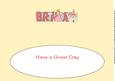 Little Princess Birthday Large Dl Insert