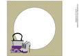 Handbag, Shoes & Purple Poppies Mini Kit Insert