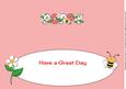 Flowers and Bees Poppy Large Dl Insert