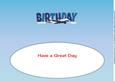 Plane Birthday Large Dl Insert
