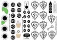 Charms for My Handbag Designs (black & White)
