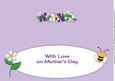 Mother's Day Flowers and Bees Nana Large Dl Insert