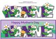 Mother's Day Flowers and Bees Nannie Large Dl