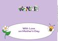 Mother's Day Flowers and Bees Nannie Large Dl Insert