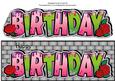 Graffiti for Girls Birthday Large Dl