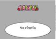 Graffiti for Girls Birthday Large Dl Insert