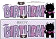 Black Jazz Dog with Bandana Birthday Large Dl 2