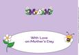 Mother's Day Flowers and Bees Mam Large Dl Insert