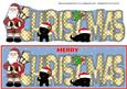 Scottish Santa & Jazz the Dog Christmas Large Dl