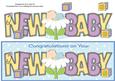 Baby Boy on Flower New Baby Large Dl