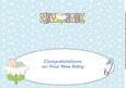 Baby Boy on Flower New Baby Large Dl Insert