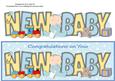 Cute Baby Boy with Baby Bottle New Baby Large Dl