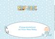 Cute Baby Boy with Baby Bottle New Baby Large Dl Insert