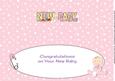 Cute Baby Girl with Baby Bottle New Baby Large Dl Insert