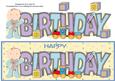 Cute Baby Boy with Teddy Birthday Large Dl