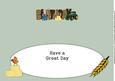 Country Donkey Birthday Large Dl Insert