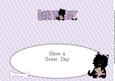Black Jazz the Dog with Teddy Birthday Large Dl Insert