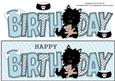 Black Jazz the Dog with Teddy Birthday Large Dl 3