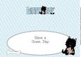 Black Jazz the Dog with Teddy Birthday Large Dl 3 Insert