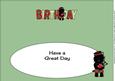 Bagpiper Jazz the Dog Birthday Large Dl 2 Insert