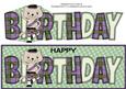 Highland Fling Max the Cat Birthday Large Dl