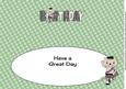 Highland Fling Max the Cat Birthday Large Dl Insert