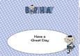 Highland Fling Max the Cat Birthday Large Dl 3 Insert