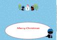 Christmas Jazz Dogs & Snowman Large Dl Insert