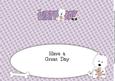 Jazz the Dog with Teddy Birthday Large Dl Insert