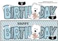 Jazz the Dog with Teddy Birthday Large Dl 3