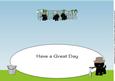 Fishing Black Jazz Dogs Birthday Large Dl Insert