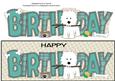 Jazz the Dog with Stick Birthday Large Dl 2
