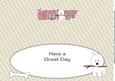 Jazz the Dog with Stick Birthday Large Dl 3 Insert