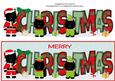 Santa Jazz the Dog & Elves Christmas Large Dl 2