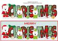 Santa Jazz the Dog & Elves Christmas Large Dl 3