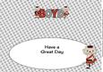 Bagpiper & Highland Fling Max the Cat Boyd Large Dl Insert