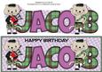 Bagpiper & Highland Fling Max the Cat Jacob Large Dl