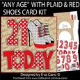 'any Age' with Plaid & Red Shoes Card Kit