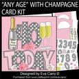 'any Age' with Champagne Card Kit