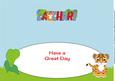 Cute Tiger Zachary Large Dl Insert