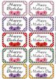 Happy Mothers Day & Birthday Tags