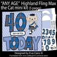 'any Age' Highland Fling Max the Cat Mini Kit