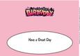 Urban Art in Pinks Birthday Large Dl Insert