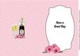 Pink Poppies & Bubbly Insert